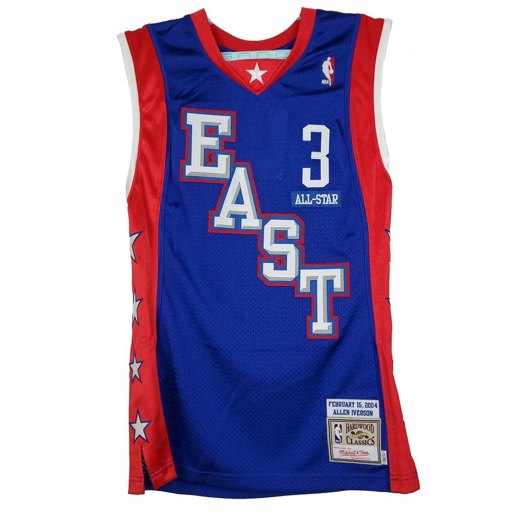 Allen Iverson Mitchell & Ness S Small Authentic NBA All-Star‎ East Jersey #3 NWT